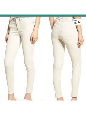 Hudson Jeans 100% Lamb Skin Skinny Leather Pants